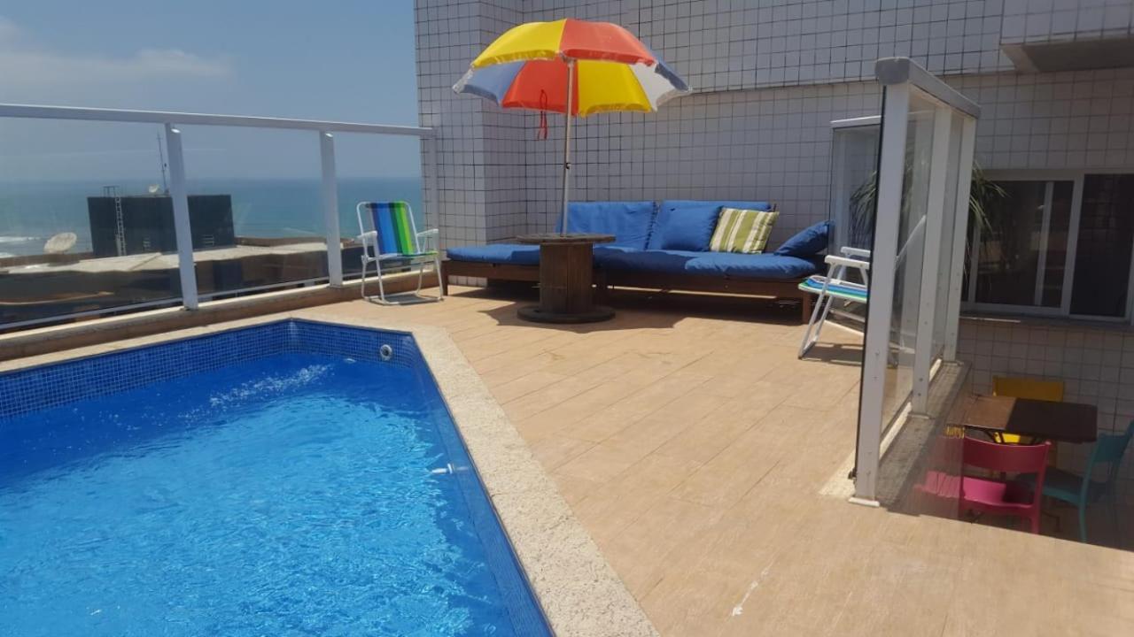 דירות Cobertura Com Piscina E Churrasqueira Mongagua Sp מראה חיצוני תמונה